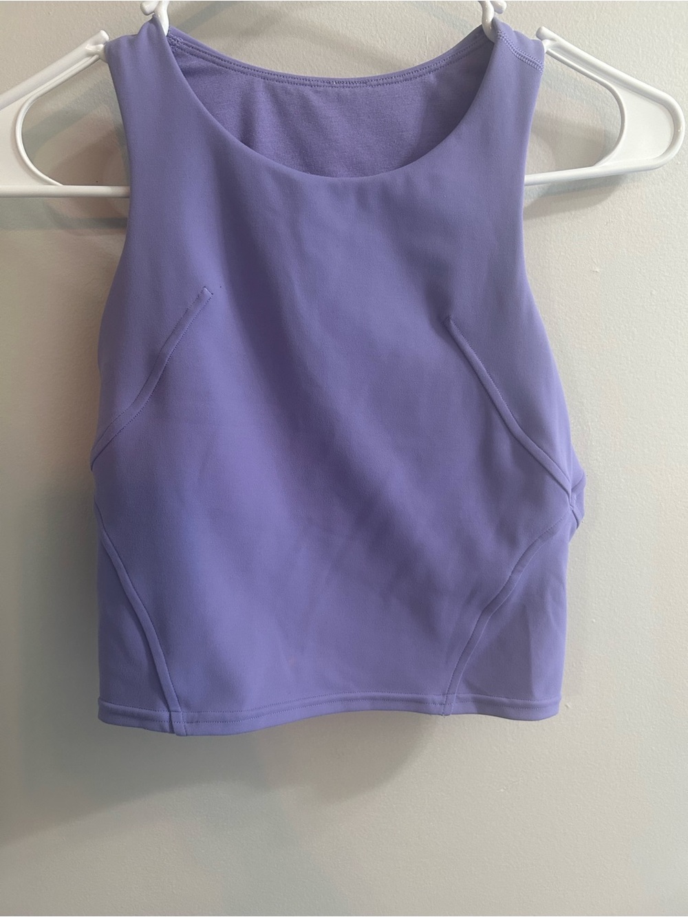 lululemon athletica Lavender Cropped Tank Top